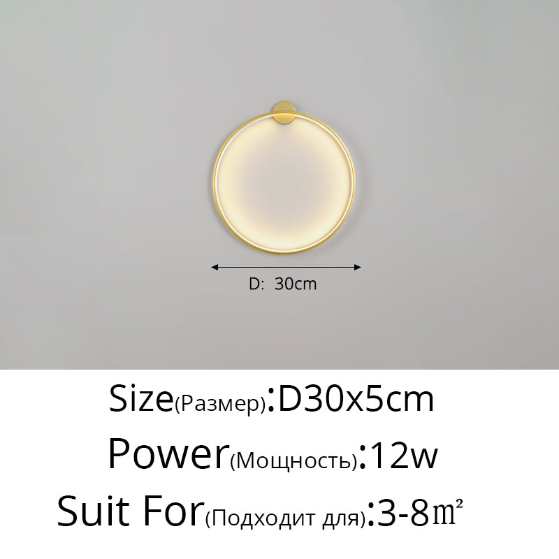 Dimmable Modern LED Wall Lamp with Adjustable Brightness