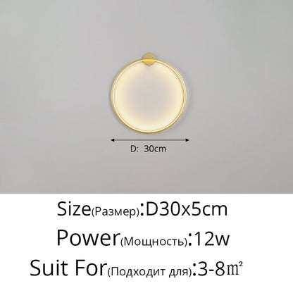 Dimmable Modern LED Wall Lamp with Adjustable Brightness