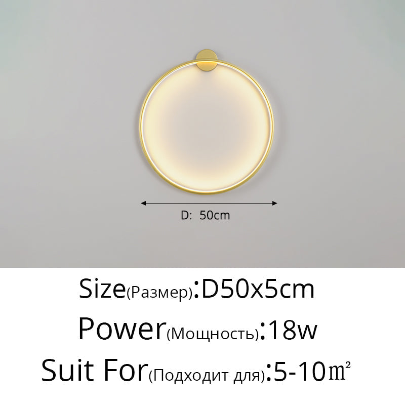Dimmable Modern LED Wall Lamp with Adjustable Brightness