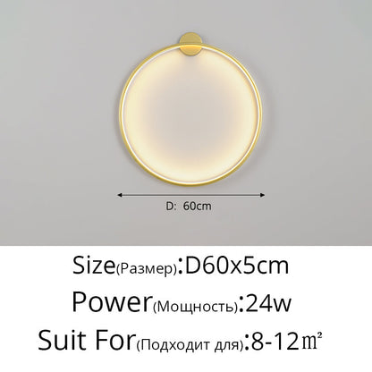 Dimmable Modern LED Wall Lamp with Adjustable Brightness
