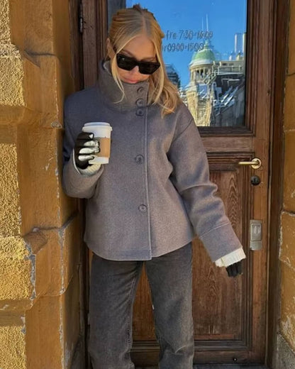 Women's Large Down Filled Parka Coat – Warm Winter Padded Jacket - VogeLuxe