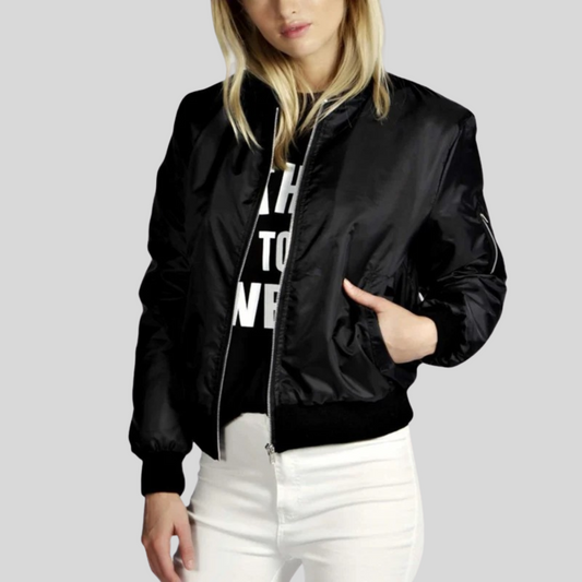 Women's Water Repellent Zip Up Jacket - VogeLuxe