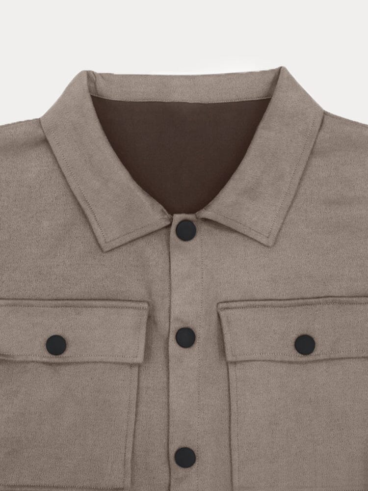 VogeLuxe | Men’s Utility Button Down Shirt and Trouser Set