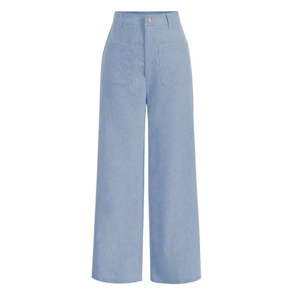 Comfortable Wide Leg High Waist Women's Pants