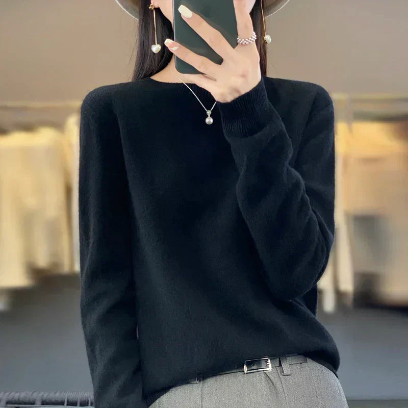 Premium Merino Wool Women's Sweater Soft and Cozy
