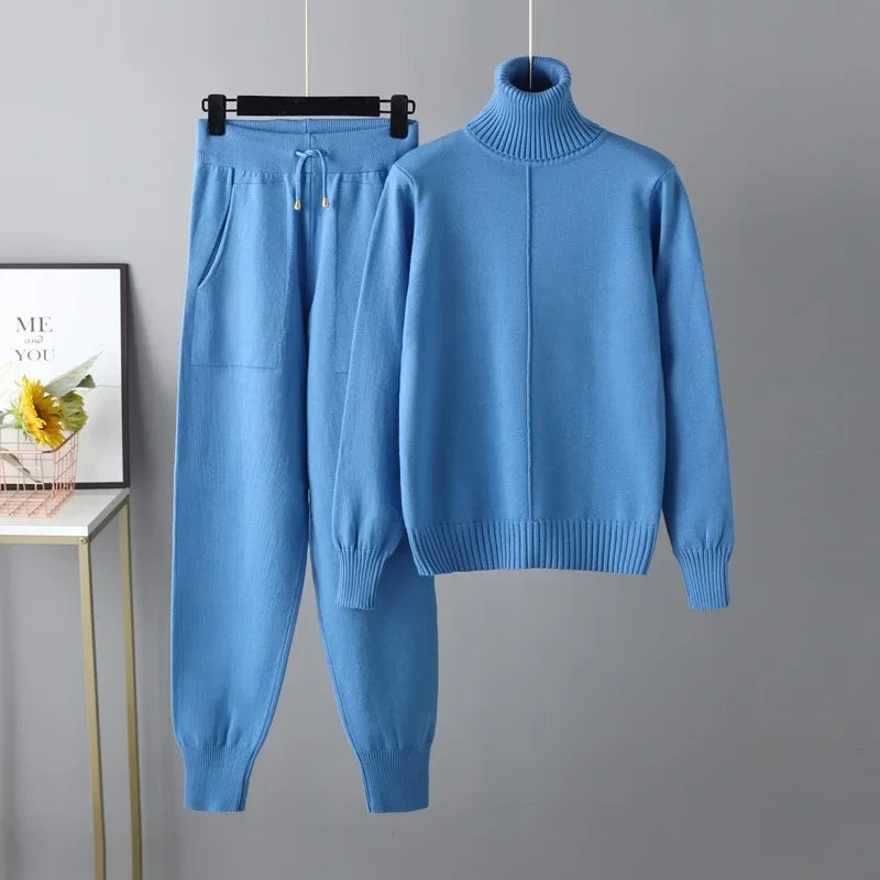 Ladies Cozy 2 Piece Sweater Outfit