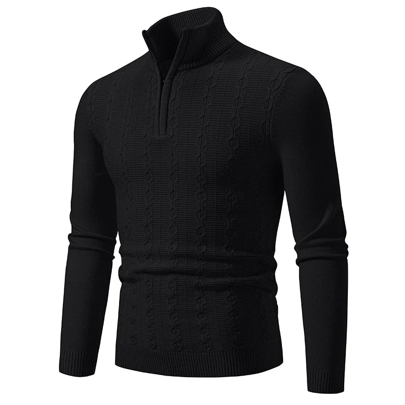 Men's Classic Fit Crew Neck Winter Sweater