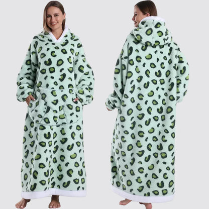 Cozy Wearable Hooded Blanket for Adults