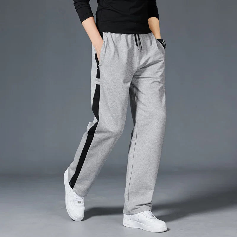 Comfortable Mens Athletic Stripe Jogger Pants