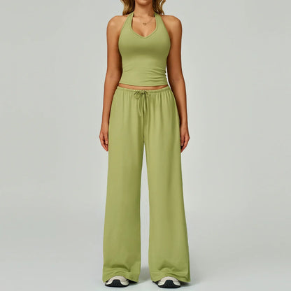 Ladies' Breathable Tank & Elastic Waist Jogger Pants