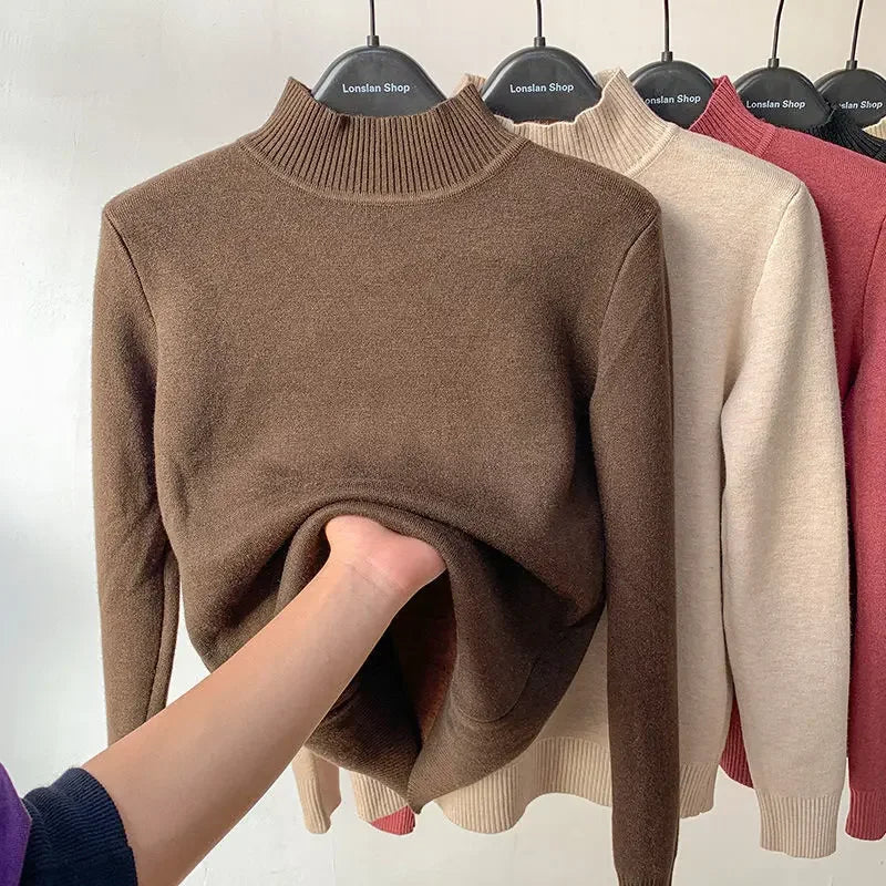 Soft Winter Crew Neck Sweatshirt