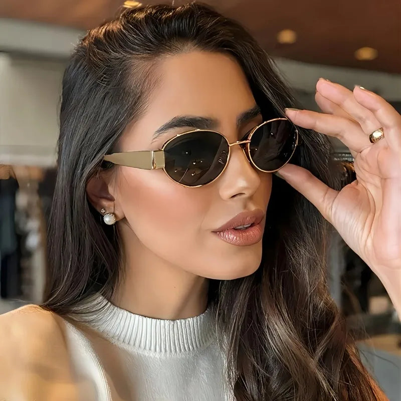 Vintage Round Metal Frame Shades - BritishElegance