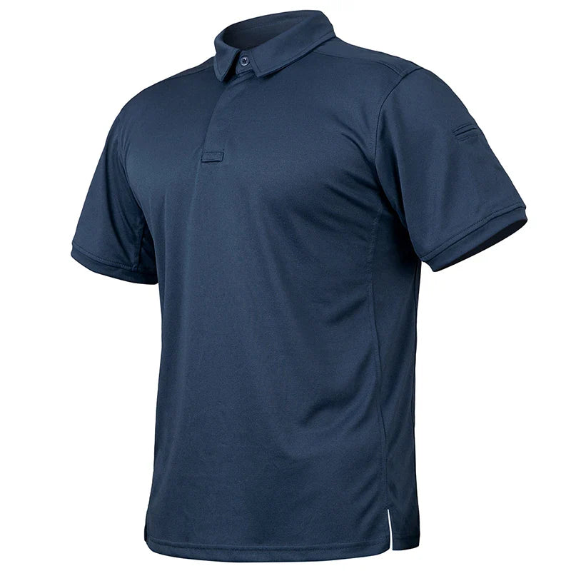 Men's Breathable Athletic Polo Shirt