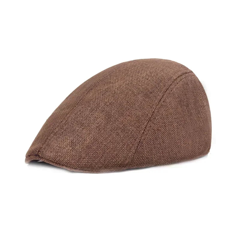 Classic Wool Newsboy Cap - Traditional Unisex Hat