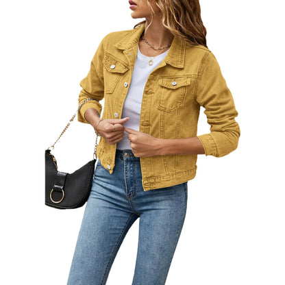 Fitted Short Denim Jacket