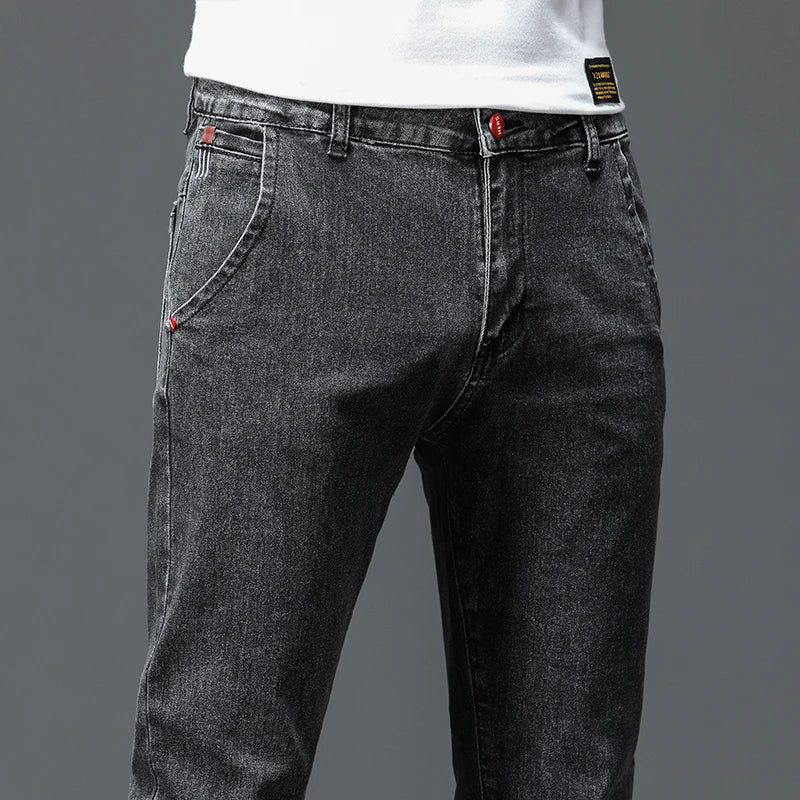 Men's Slim Fit Dark Wash Jeans