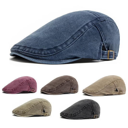 Classic Soft Beret Hat - Adjustable Fit Cap - BritishElegance