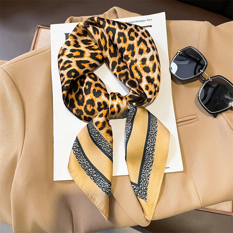 Soft Plaid Scarf for Women Hair and Neck Wear