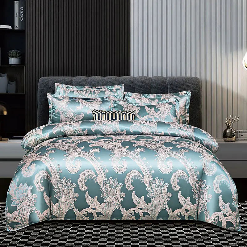 Soft Luxe Patterned Duvet Cover Set