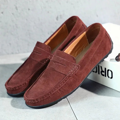 Easton | Classic Leather Slip On Loafers for Men