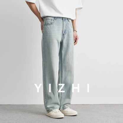 Relaxed Fit Vintage Straight Leg Jeans - VogeLuxe