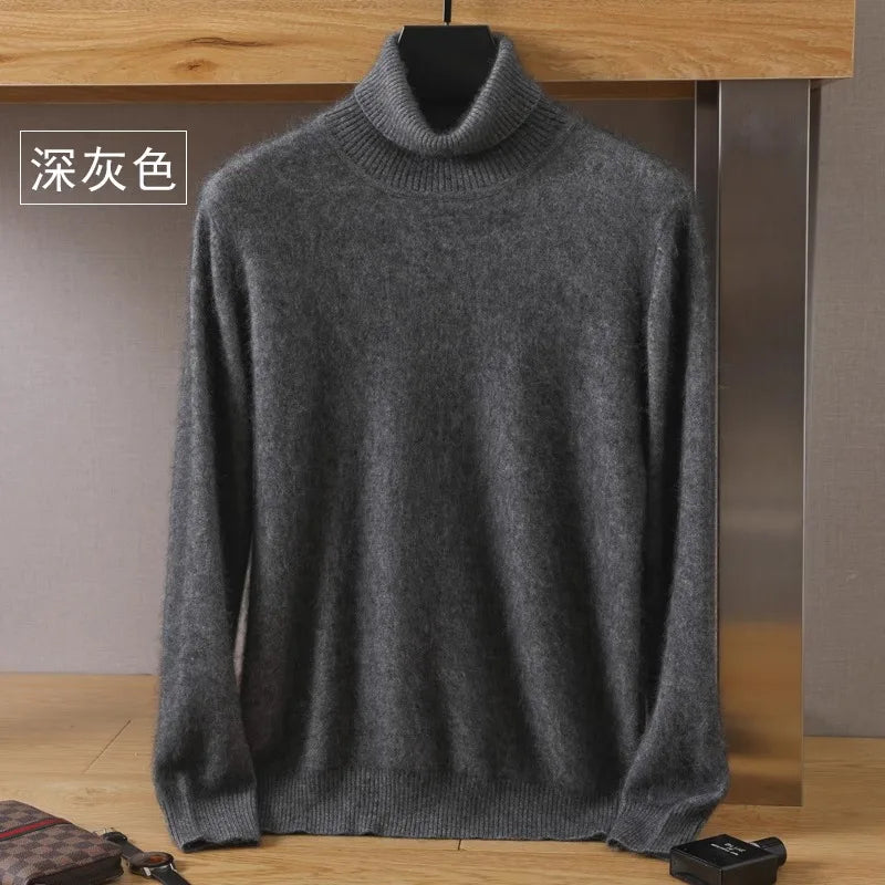 Luxury Soft Men's Cashmere Crew Neck Sweater