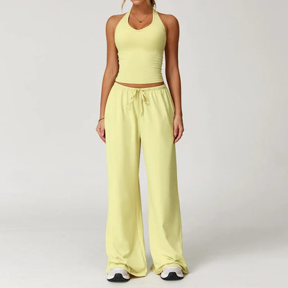 Ladies' Breathable Tank & Elastic Waist Jogger Pants