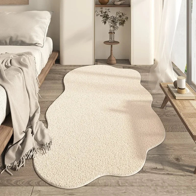 Plush Unique Shaped Mat | Simple Anti-Slip Area Rug - VogeLuxe