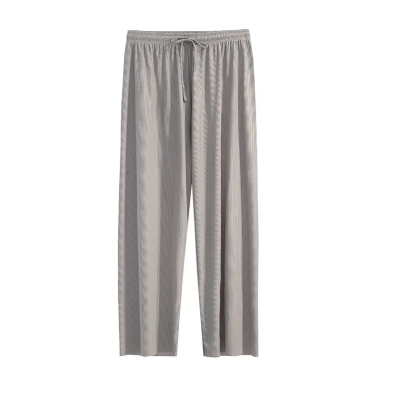 Breathable Loose Fit Summer Wide Leg Pants