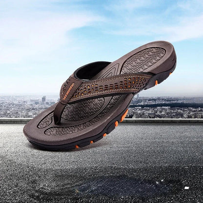 Men's Waterproof Beach Flip Flops - Breathable Summer Shoes - BritishElegance