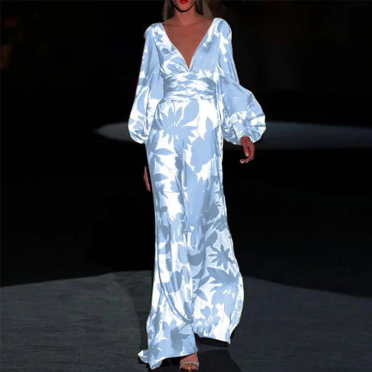 Beautiful Long Sleeve Maxi Dress for Women - VogeLuxe