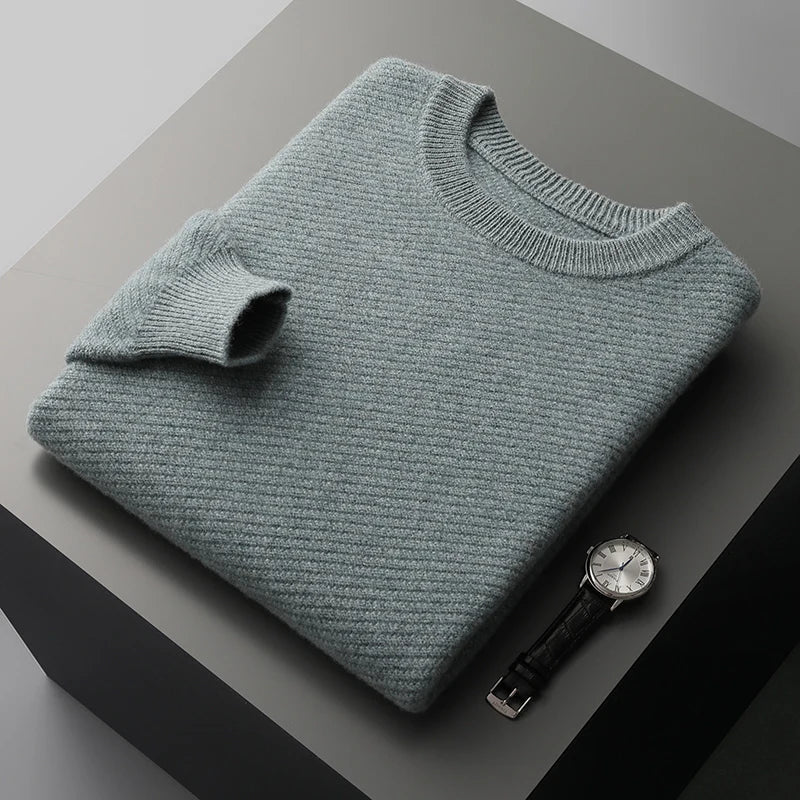 Classic Fit Men's Crew Neck Jumper