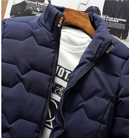 VogeLuxe | Men’s Lightweight Chevron Quilted Puffer Jacket