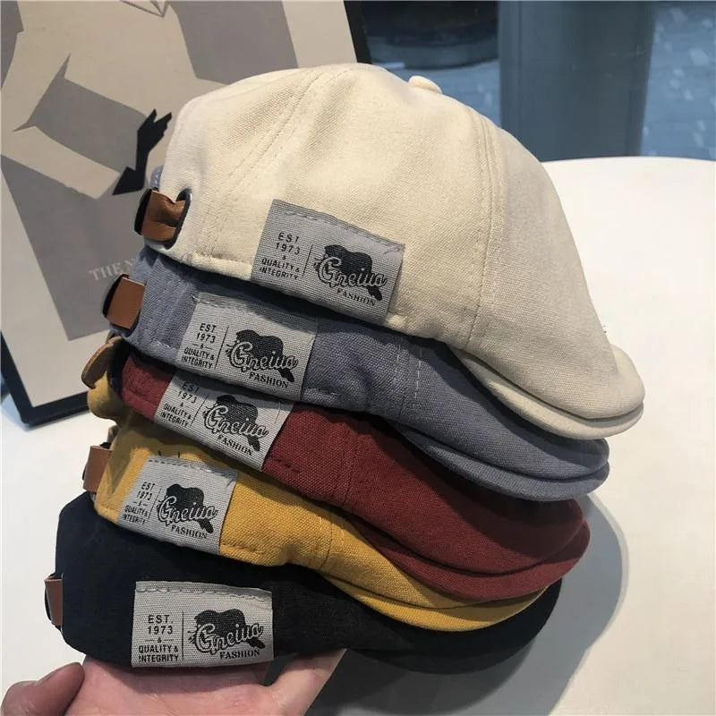 Classic Adjustable Newsboy Cap - VogeLuxe