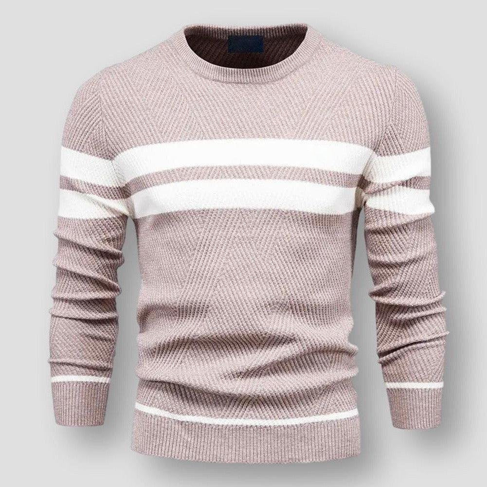 Men's Classic Wool Crew Neck Sweater - BritishElegance