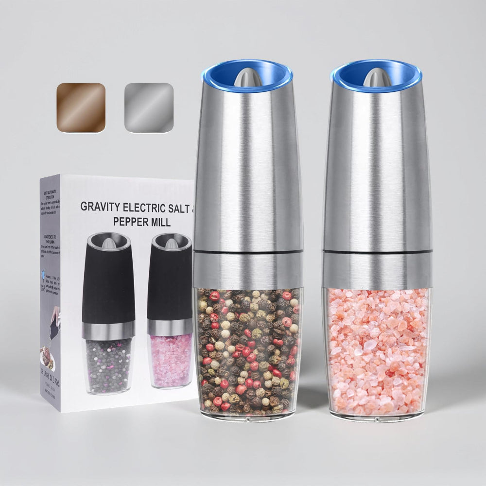 Automatic Salt Pepper Mill Electric Grinder Set
