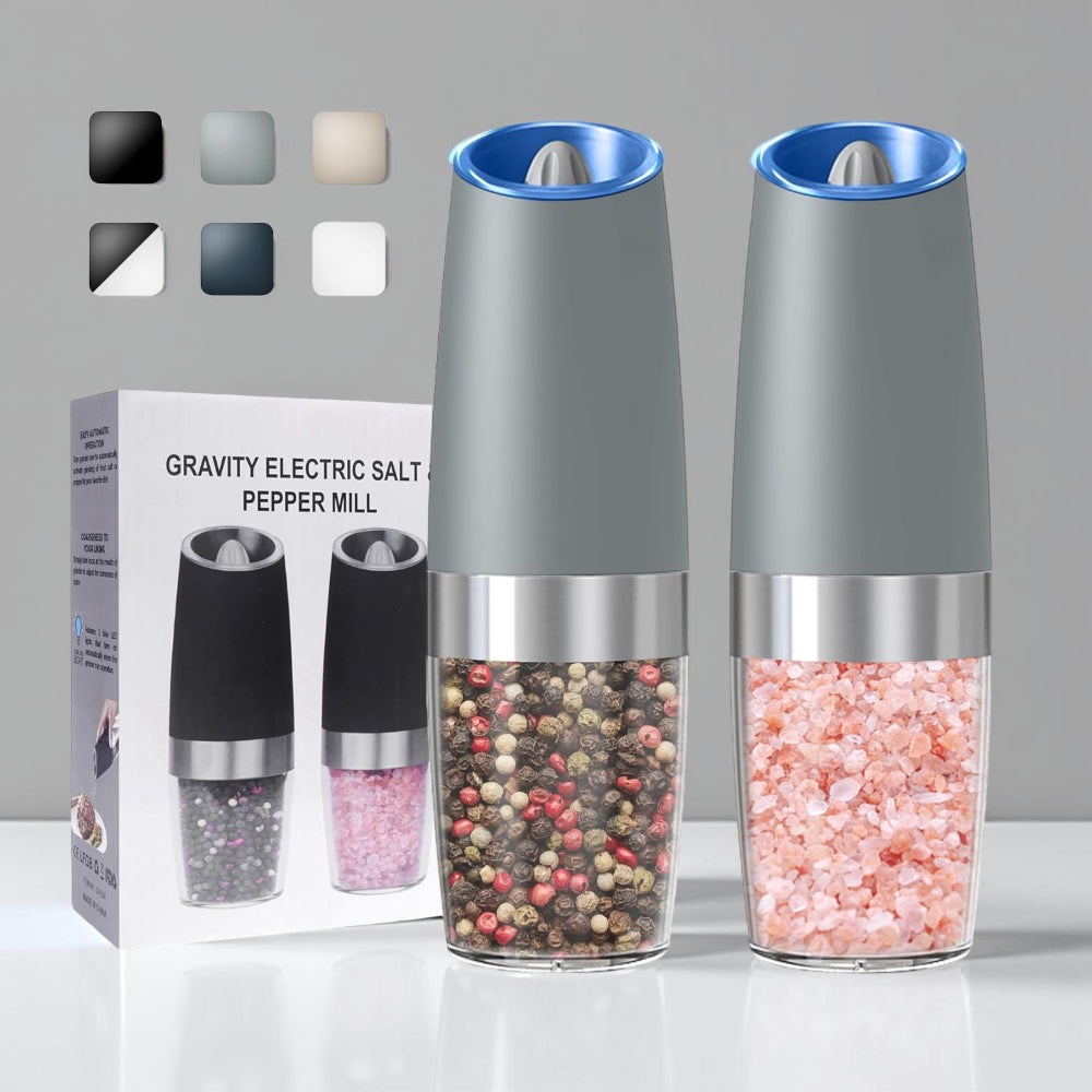 Automatic Salt Pepper Mill Electric Grinder Set
