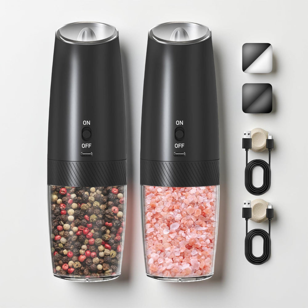 Automatic Salt Pepper Mill Electric Grinder Set