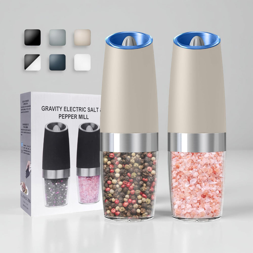 Automatic Salt Pepper Mill Electric Grinder Set