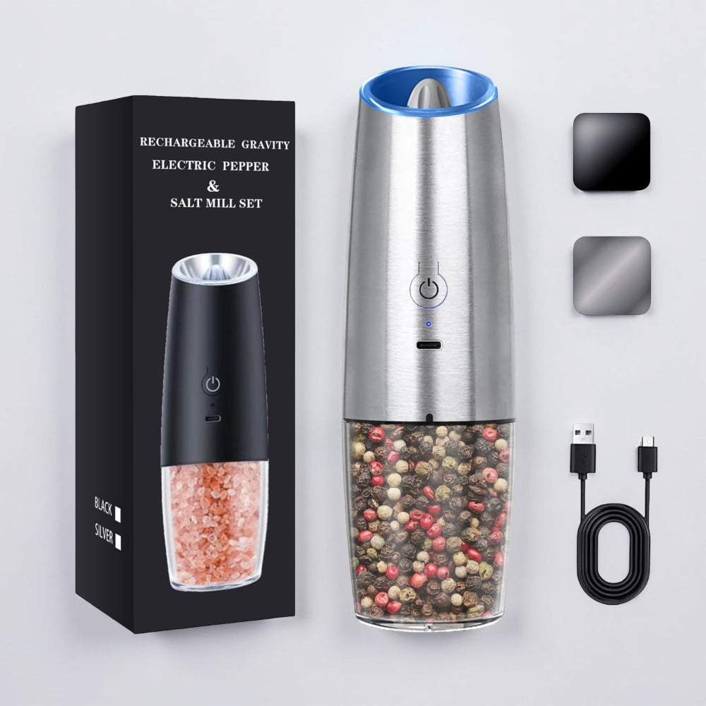 Automatic Salt Pepper Mill Electric Grinder Set