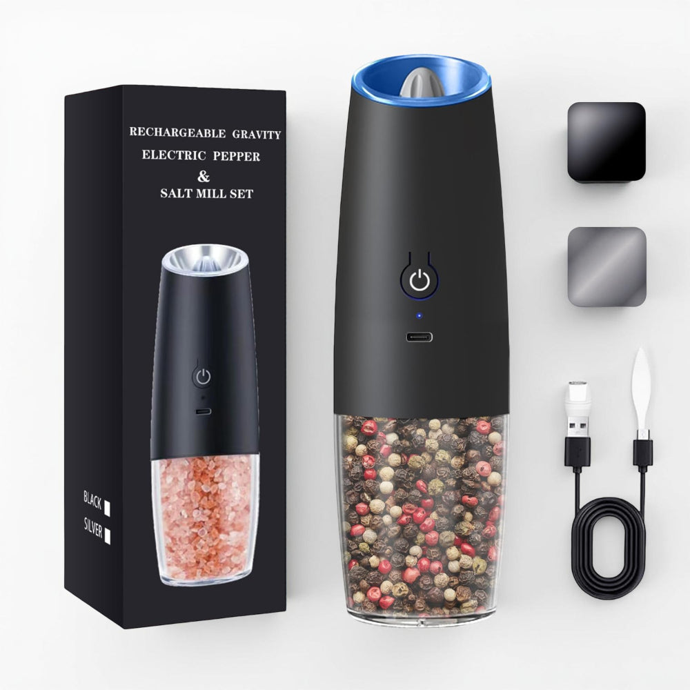 Automatic Salt Pepper Mill Electric Grinder Set