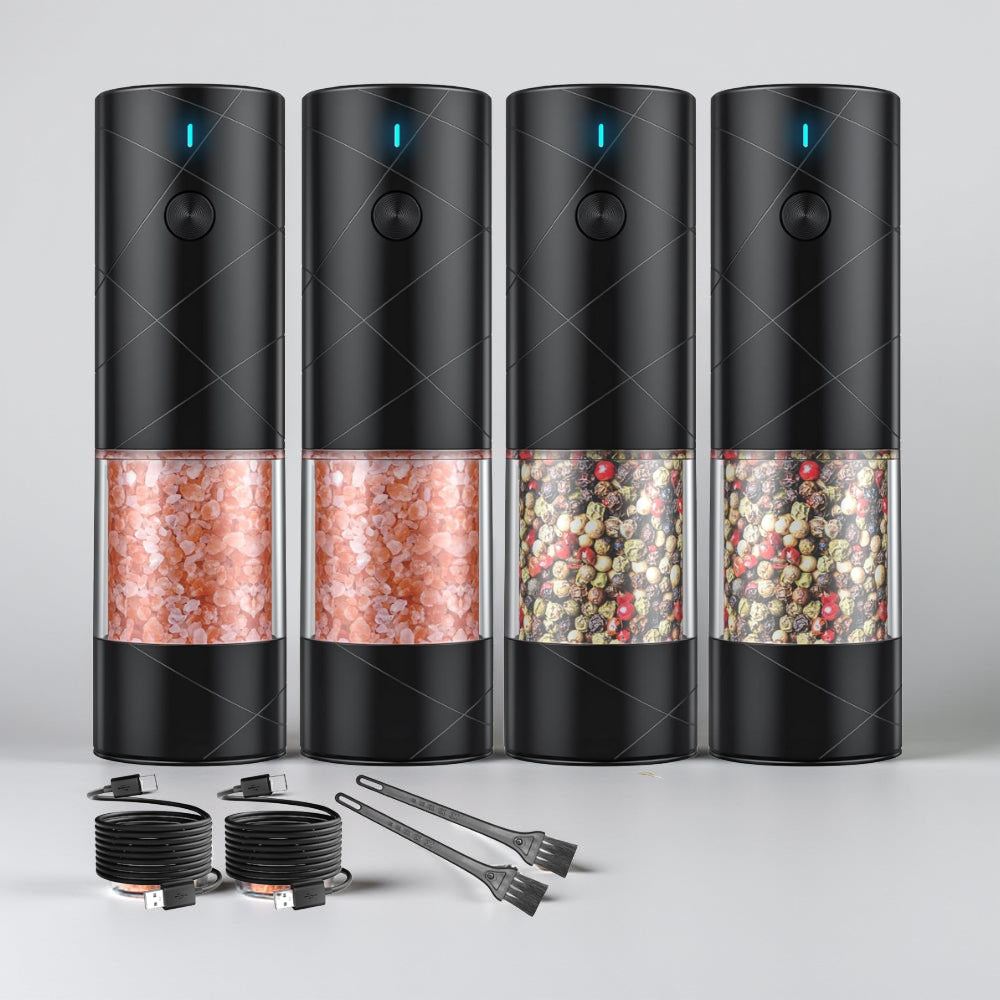 Automatic Salt Pepper Mill with LED Lighting