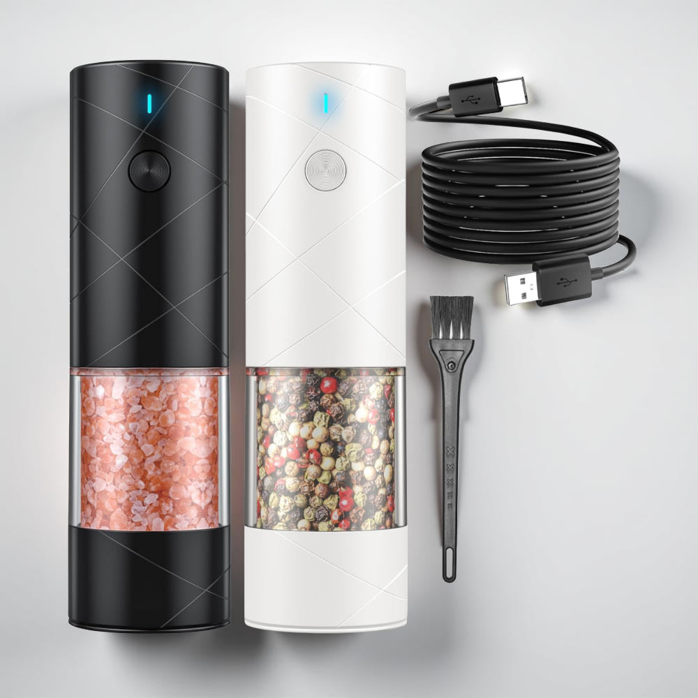 Automatic Salt Pepper Mill with LED Lighting