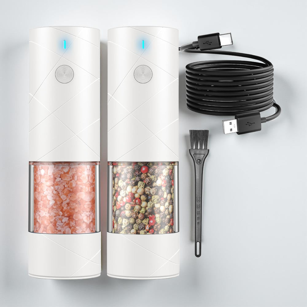 Automatic Salt Pepper Mill with LED Lighting