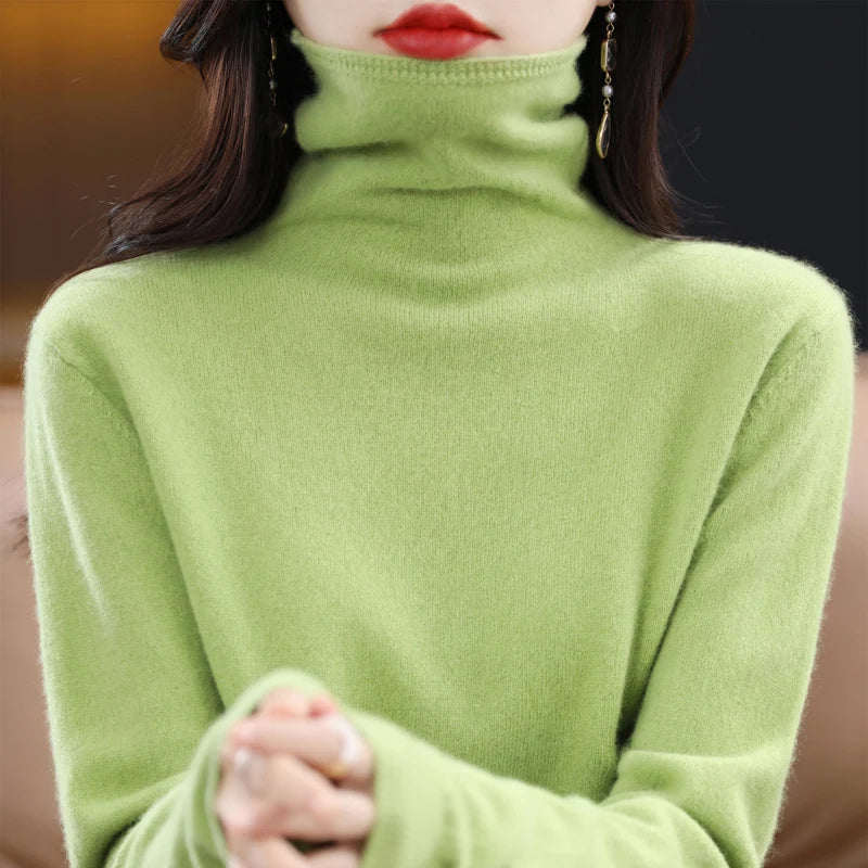 Soft Merino Wool Women's Pullover Sweater