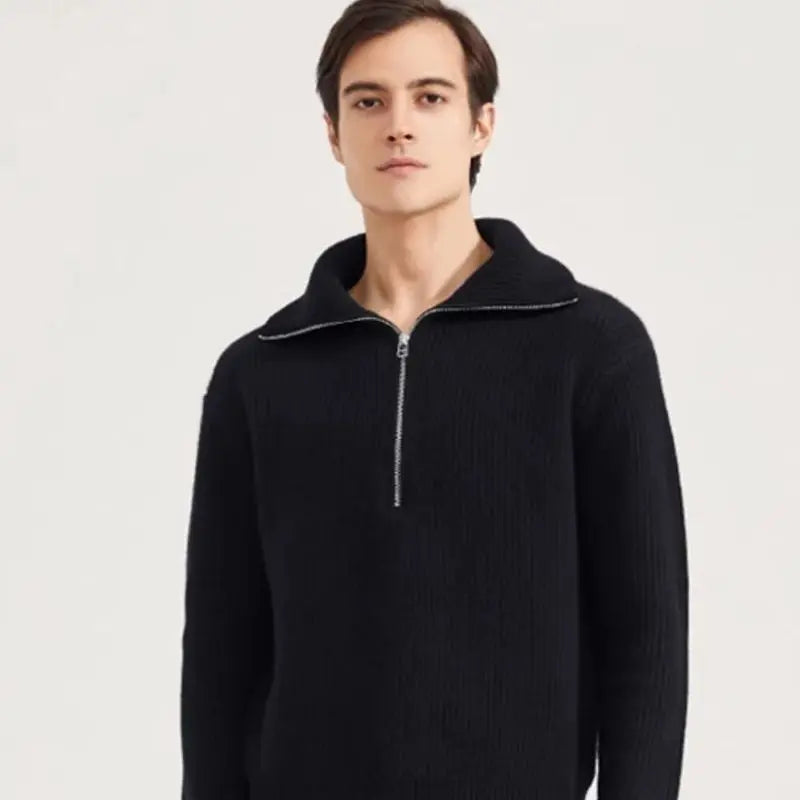 Men's Cozy Crew Neck Knit Sweater