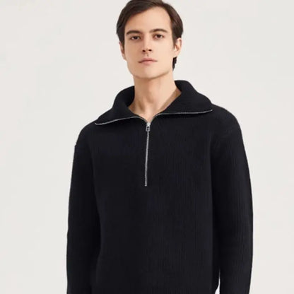 Men's Cozy Crew Neck Knit Sweater