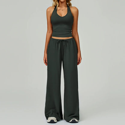Ladies' Breathable Tank & Elastic Waist Jogger Pants