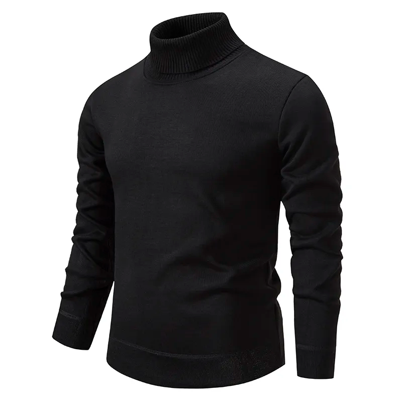 Soft Men's Wool Crew Neck Winter Sweater - VogeLuxe