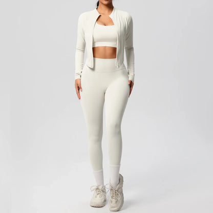 Fitness 3-Piece Sports Outfit for Women